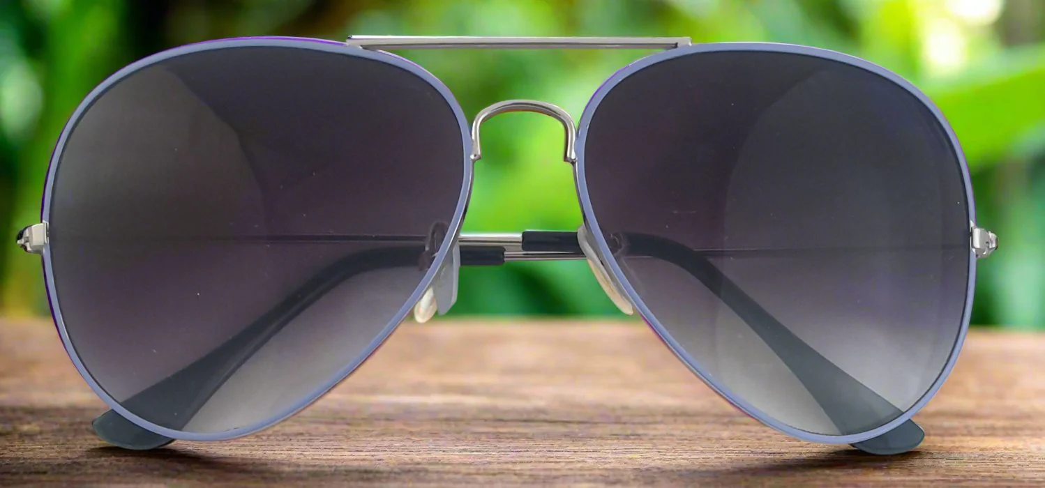 80s Coloured Aviator Sunglasses - Image 4