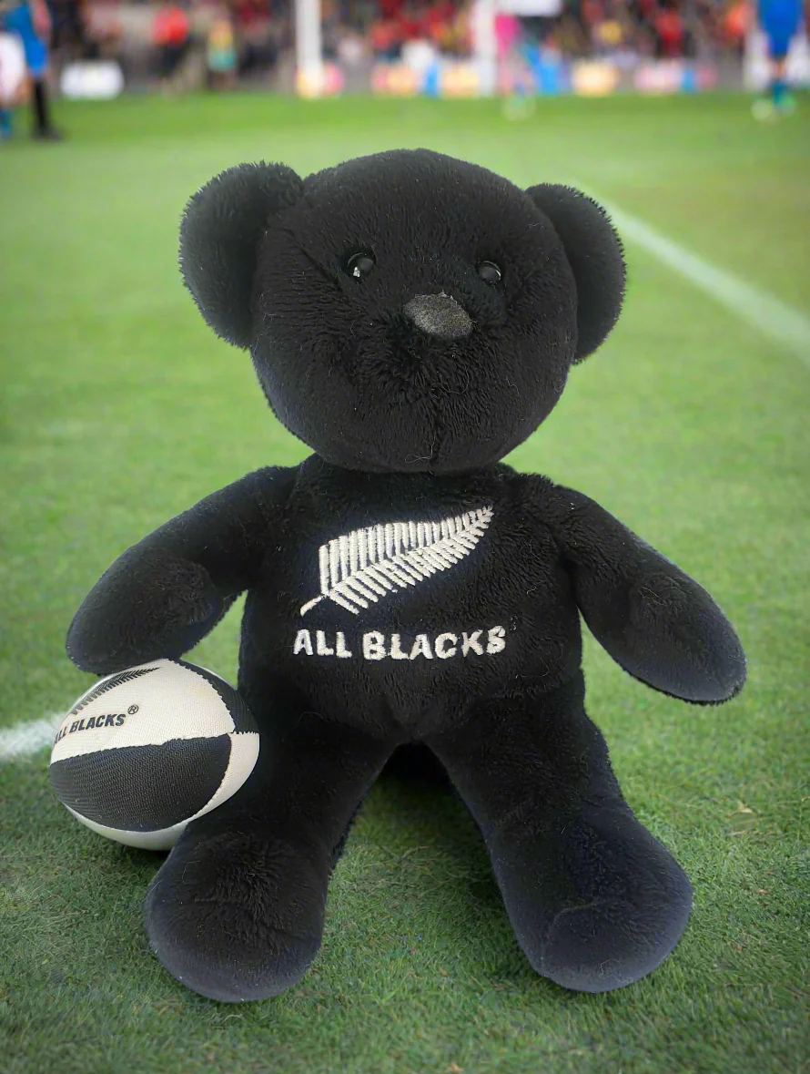 All Blacks Rugby Vintage Teddy Bear - Image 3