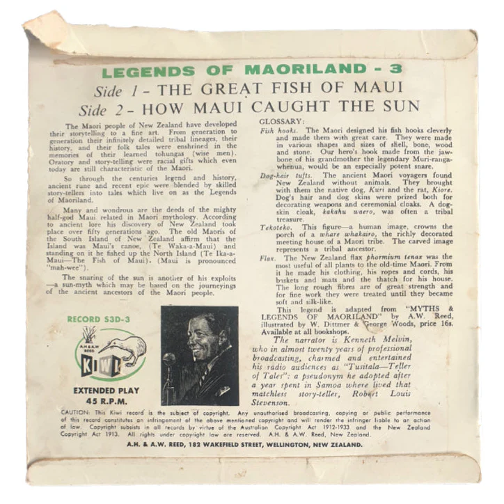 Ao-tea-roa Maori Entertainers – 1956 NZ LP (Parlophone) - Image 4