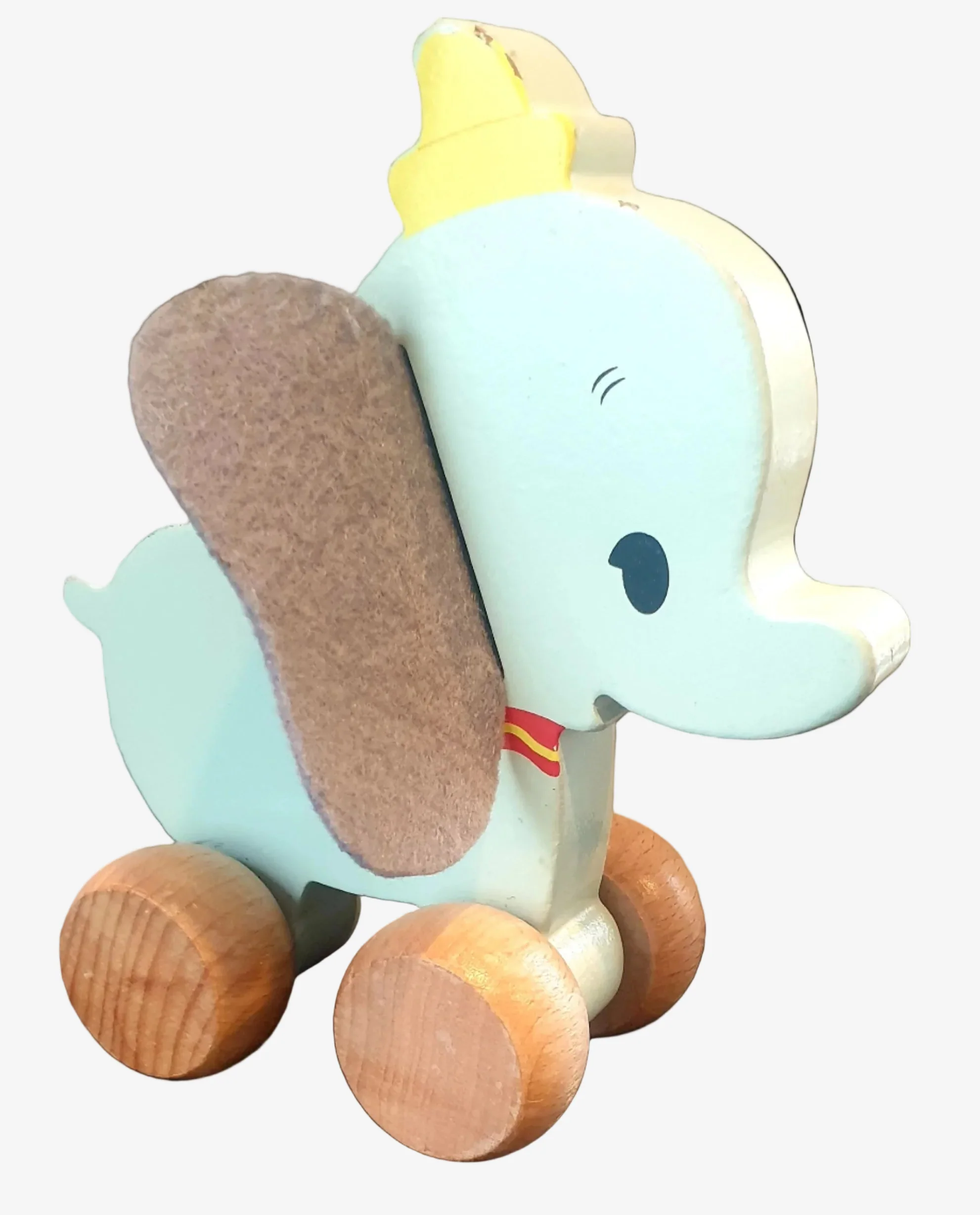 Baby Dumbo Wooden Roll-Along Toy - Image 3