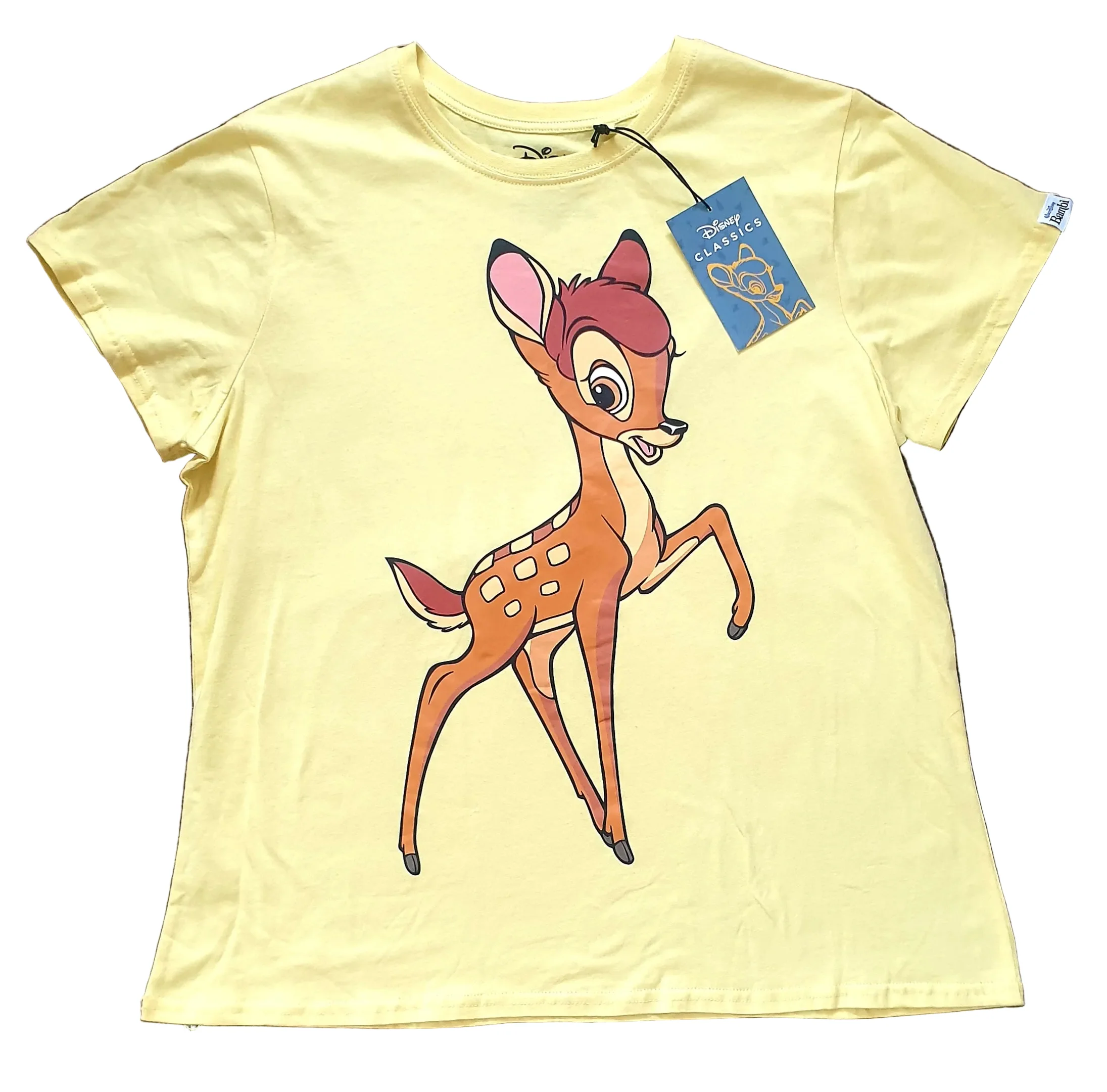 Bambi Yellow Ladies T-Shirt (XL & 2XL) - Image 3