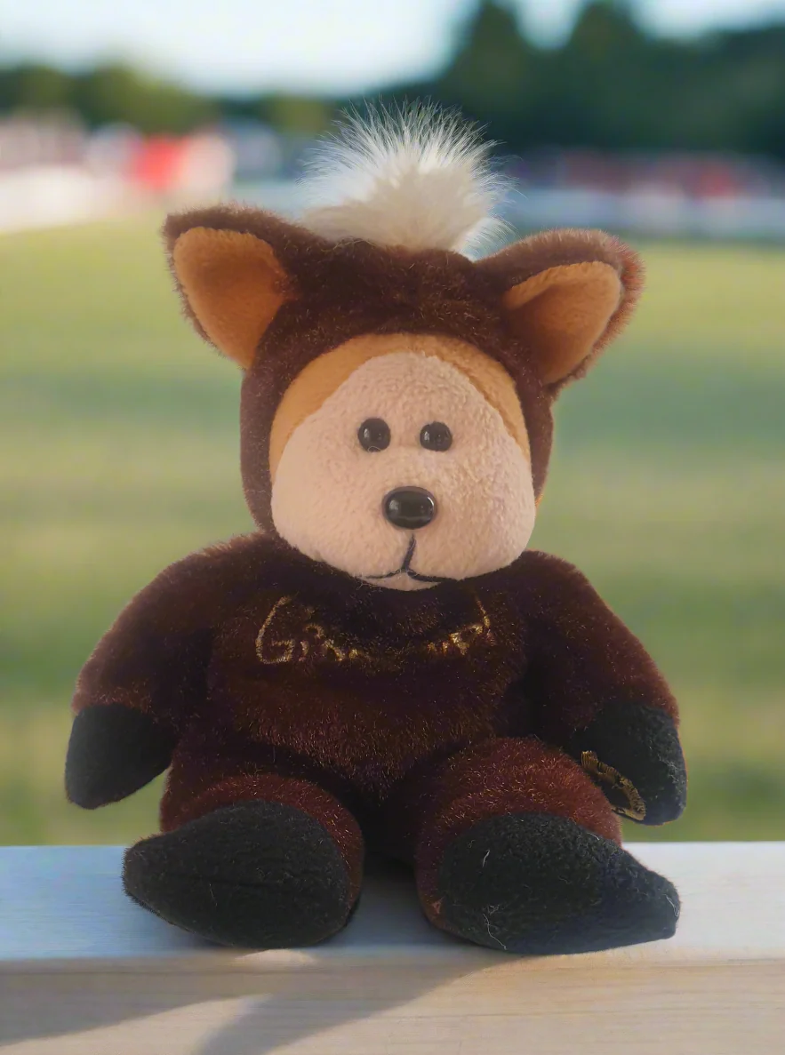 BK Beanie Kids Bear - Giddy-Up the Horse Bear (2002) - Image 3
