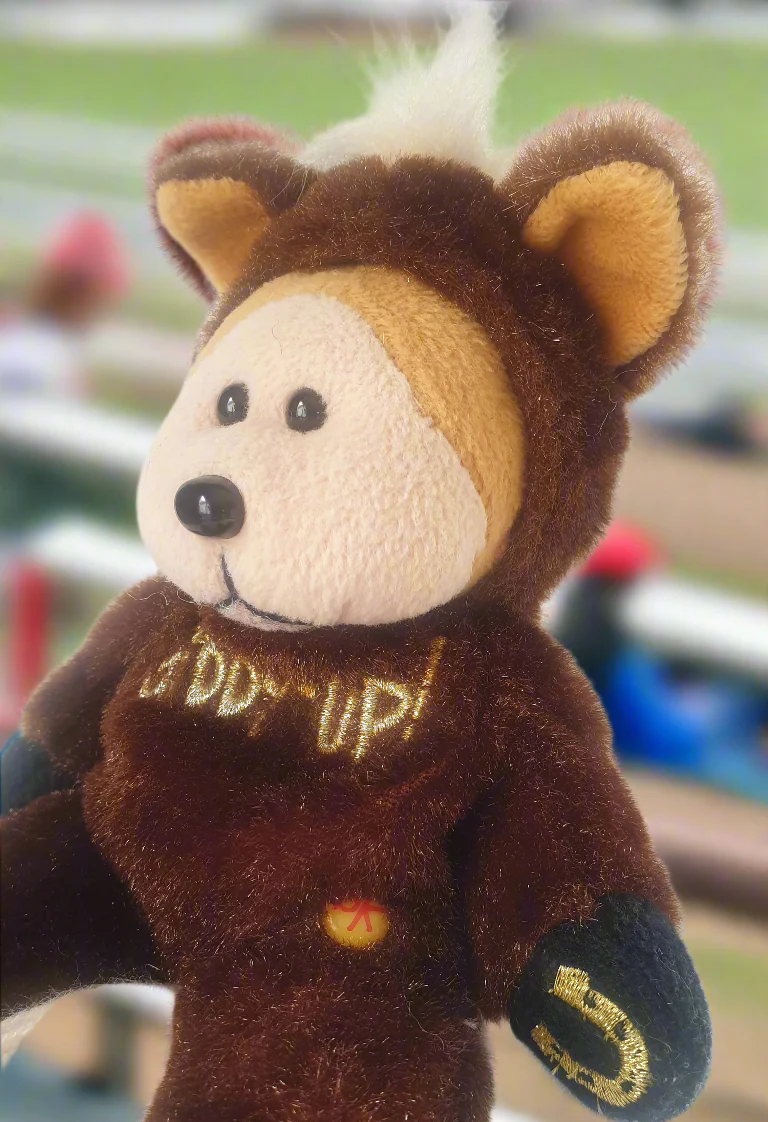 BK Beanie Kids Bear - Giddy-Up the Horse Bear (2002) - Image 4