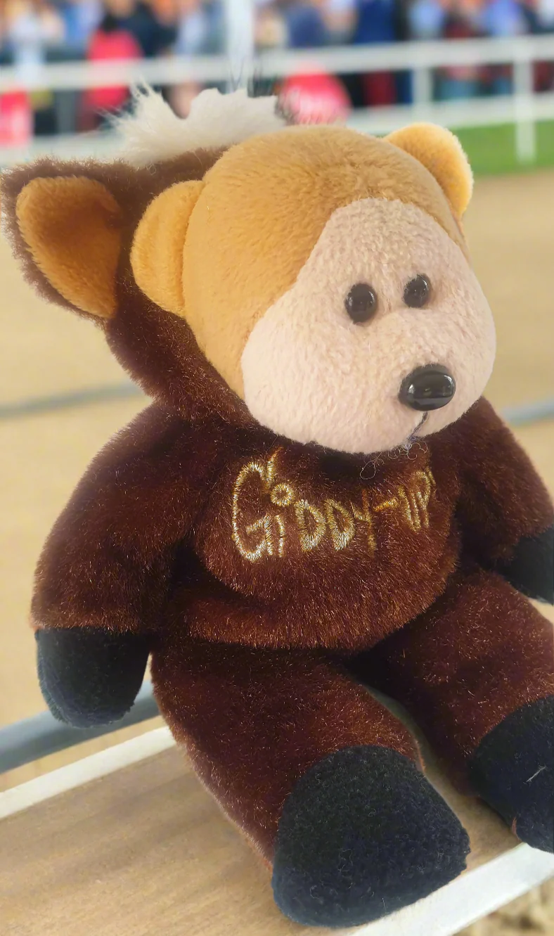 BK Beanie Kids Bear - Giddy-Up the Horse Bear (2002) - Image 5