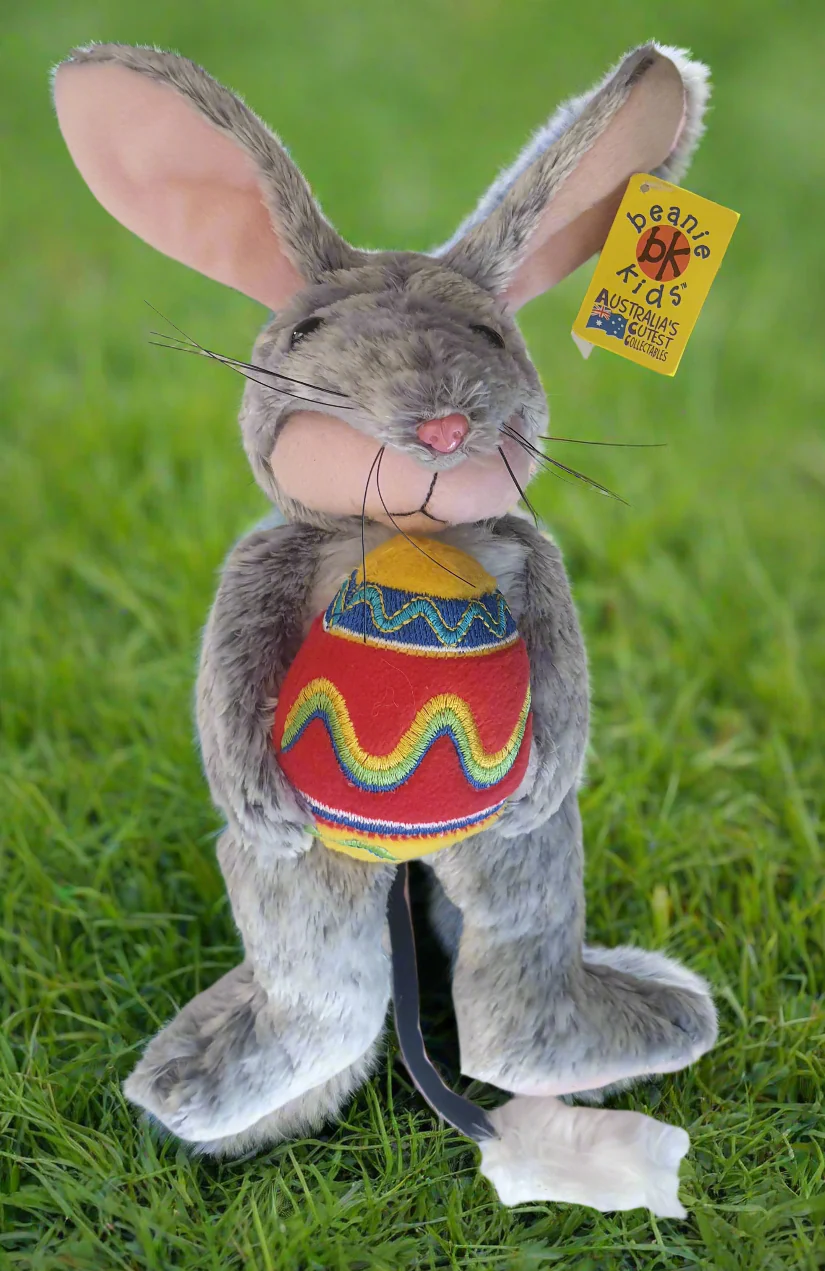 BK Beanie Kids Bear - Jirri the Easter Bilby Bear (2007) - Image 3