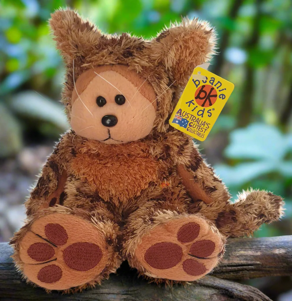 BK Beanie Kids Bear - Pounce the Jaguar Bear (2006) - Image 3