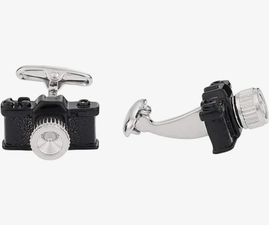 Black Camera Cufflinks - Image 2