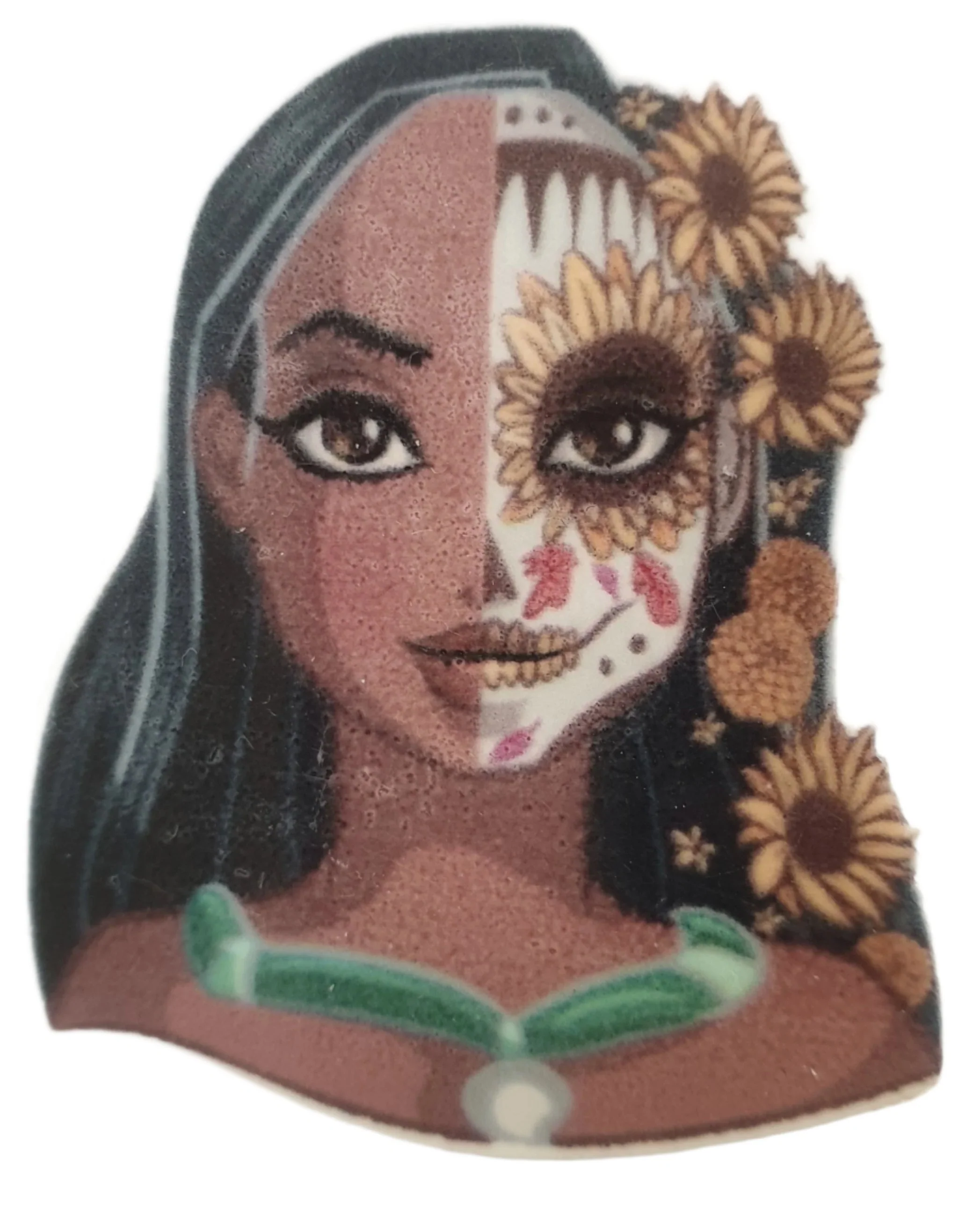 Brooch Trio Set - Disney Princesses Sugar Skulls - Image 2
