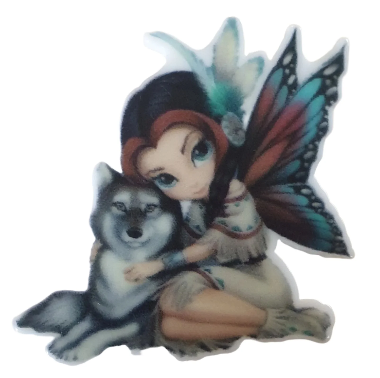 Brooch Trio Set - Fairies & Wolves - Image 4