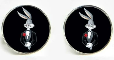 Bugs Bunny in Tuxedo Cufflinks - Image 2