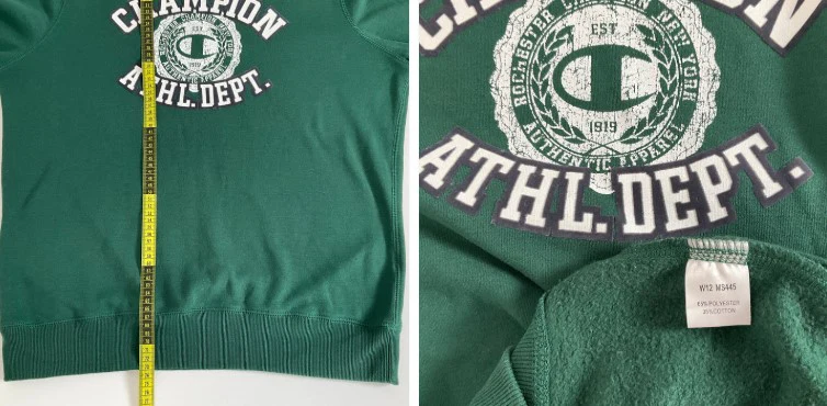 Champion - Preppy Green Sweatshirt (Large) - Image 7