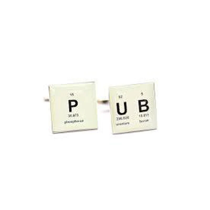 Cufflinks - PUB Periodic Table