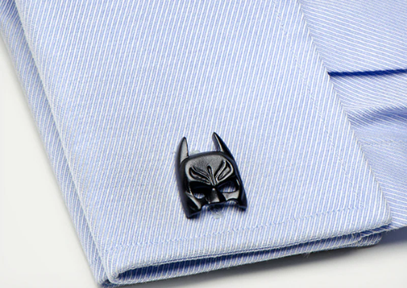 Cufflinks - DC Batman Black Half Mask - Image 5