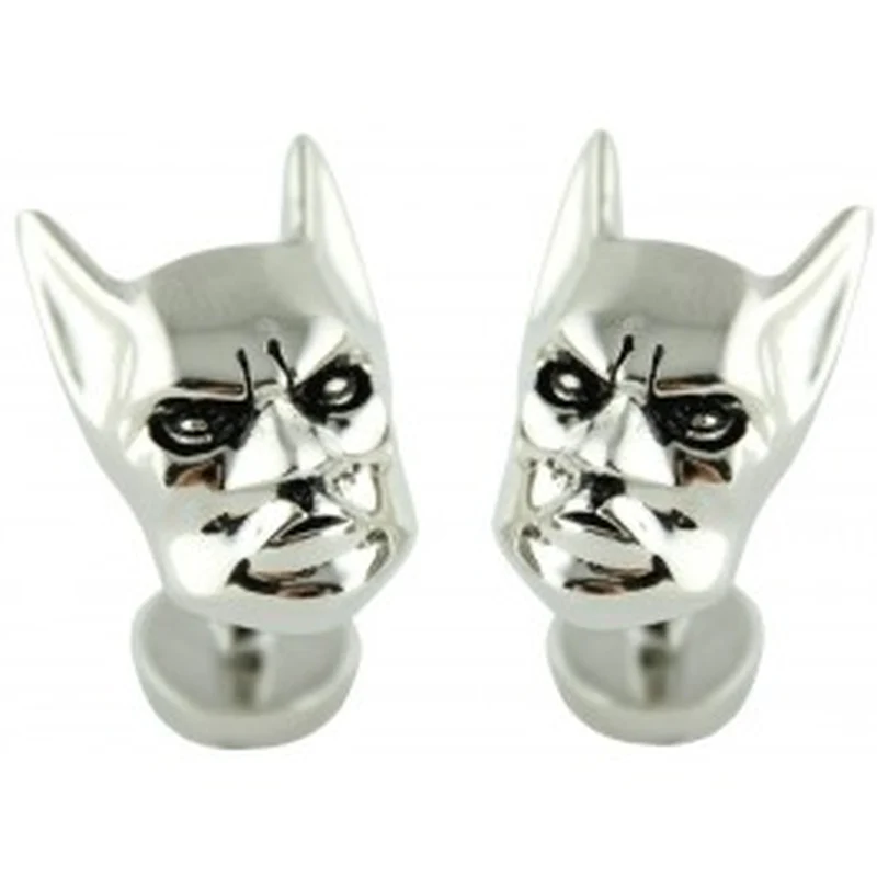 Cufflinks - DC Batman Full Silver Mask