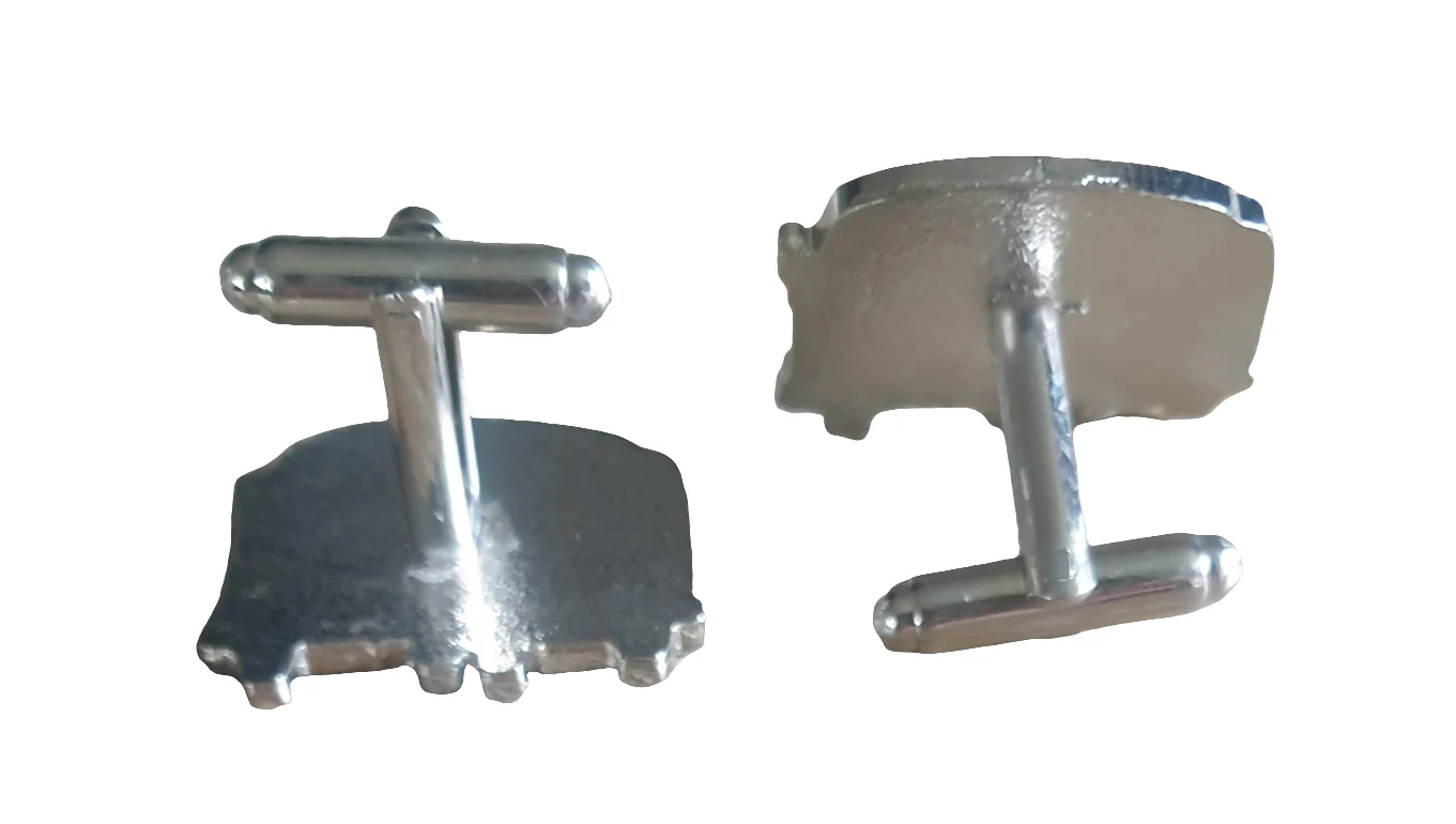 Green VW Combi Vans Cufflinks - Image 2