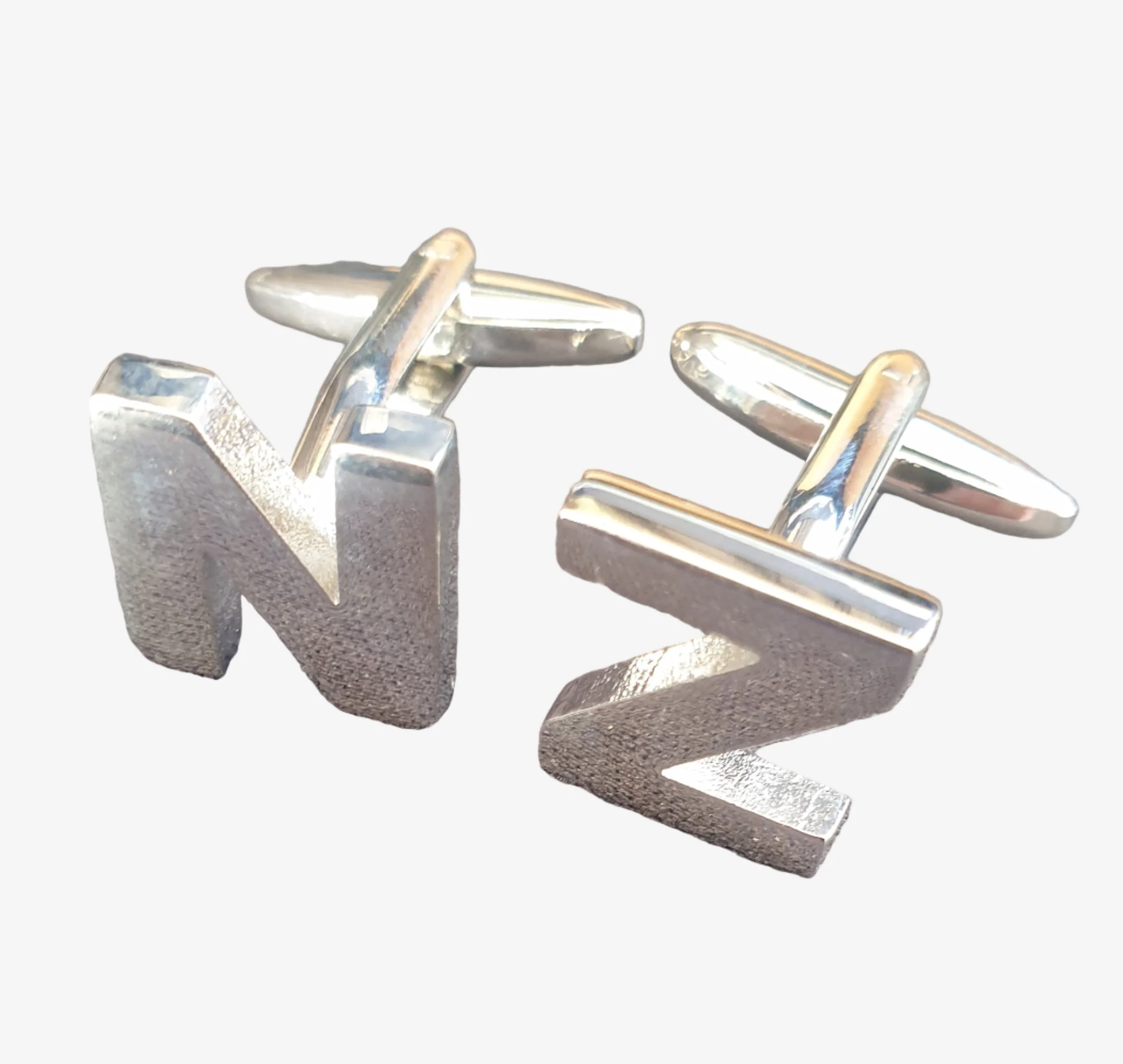 Cufflinks - NZ Silver Letters - Image 3