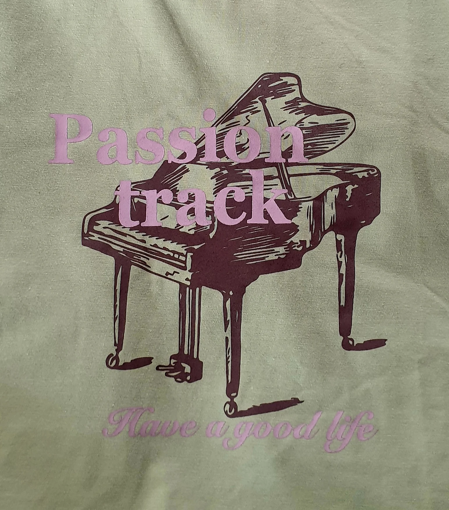 Dazy Green Piano Women's T-Shirt (Small) - Image 5