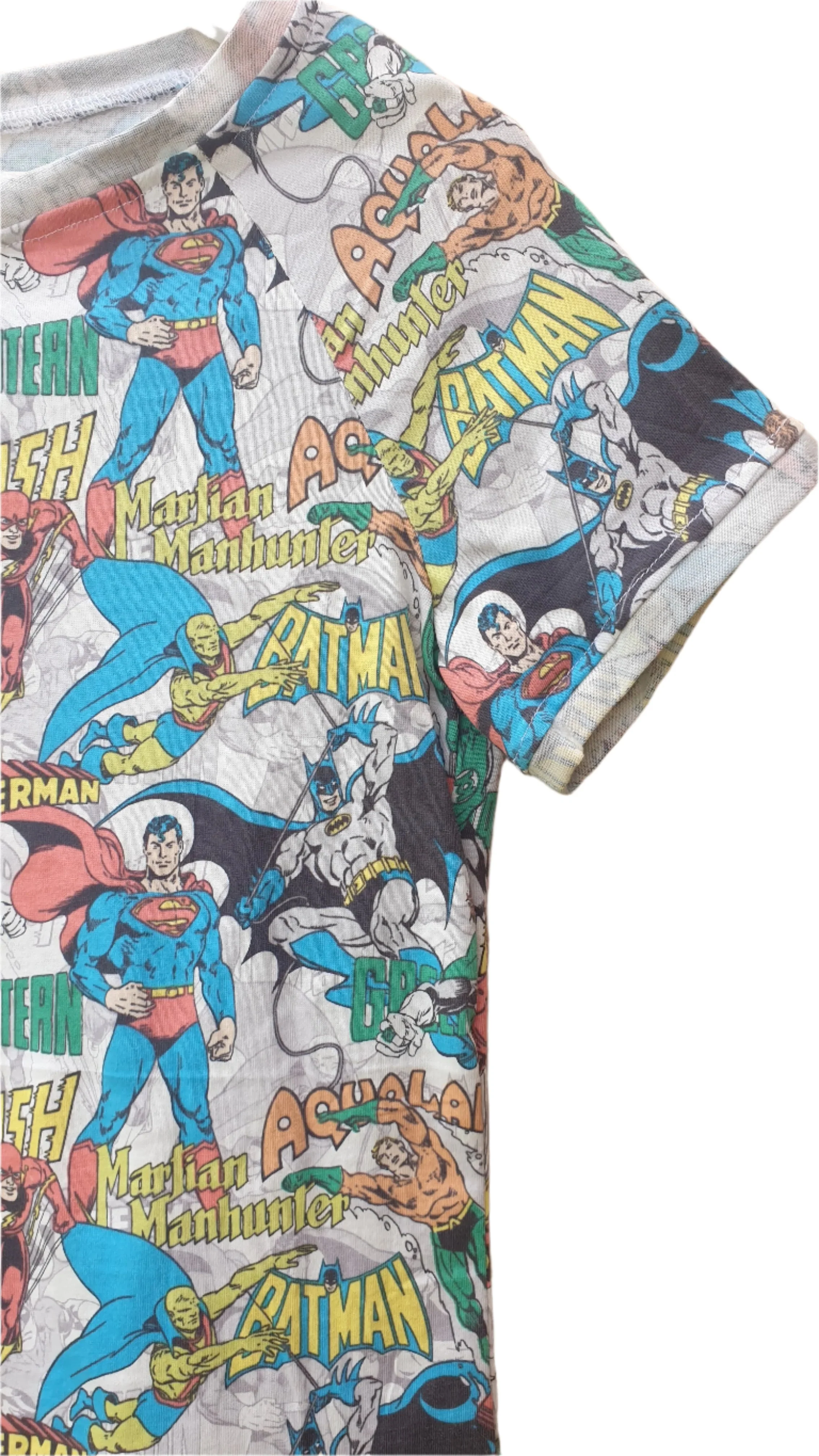 DC Comics Print Ladies T-Shirt - Planet Retro Original (Medium) - Image 4