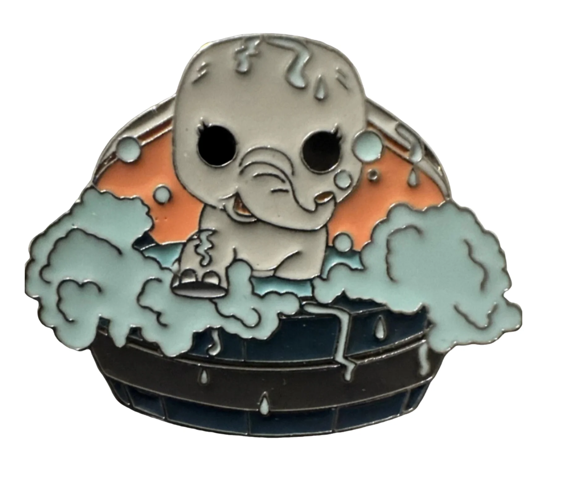 Funko Dumbo In Bathtub Enamel Pin / Brooch
