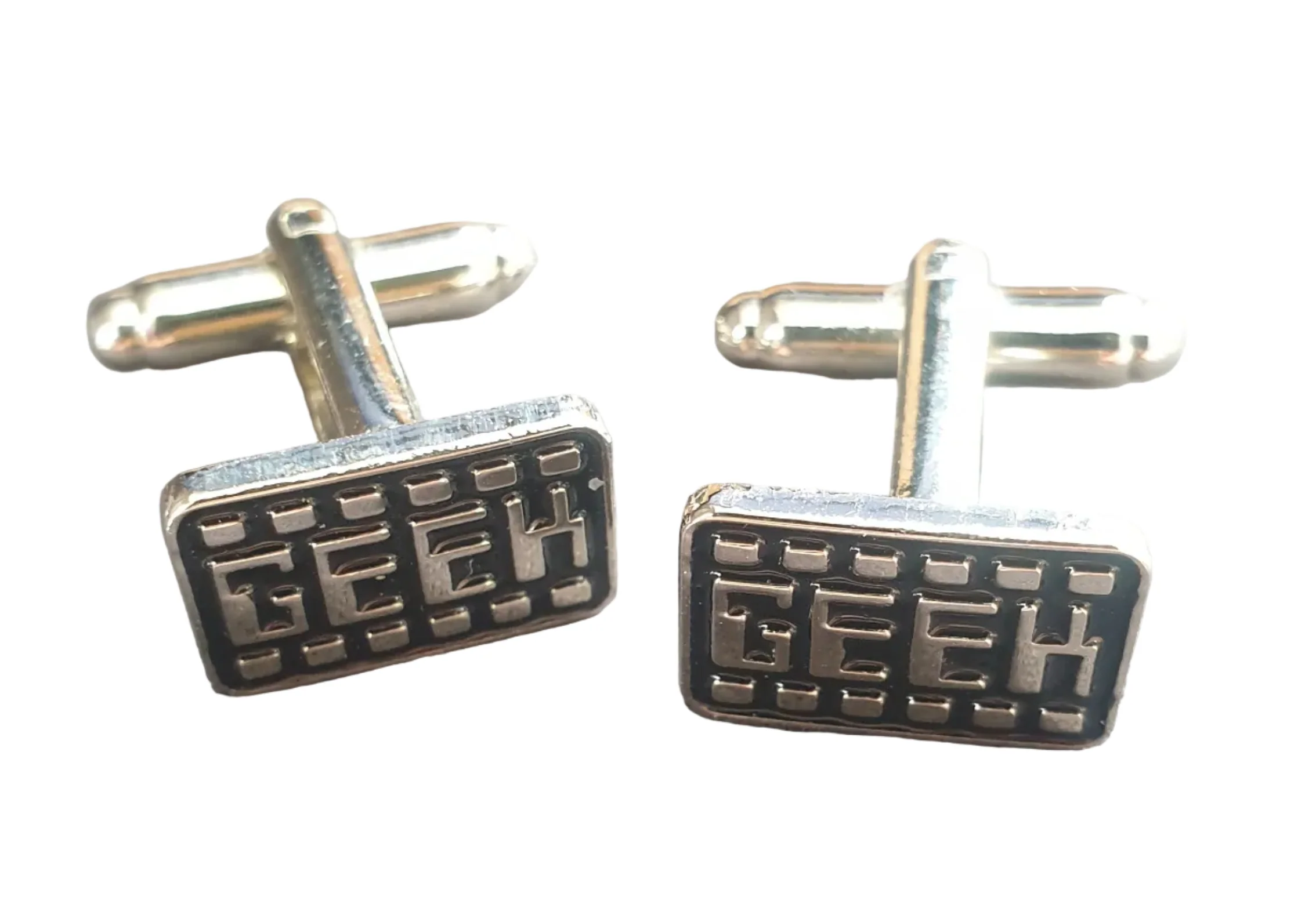 GEEK Enamelled Cufflinks - Image 2