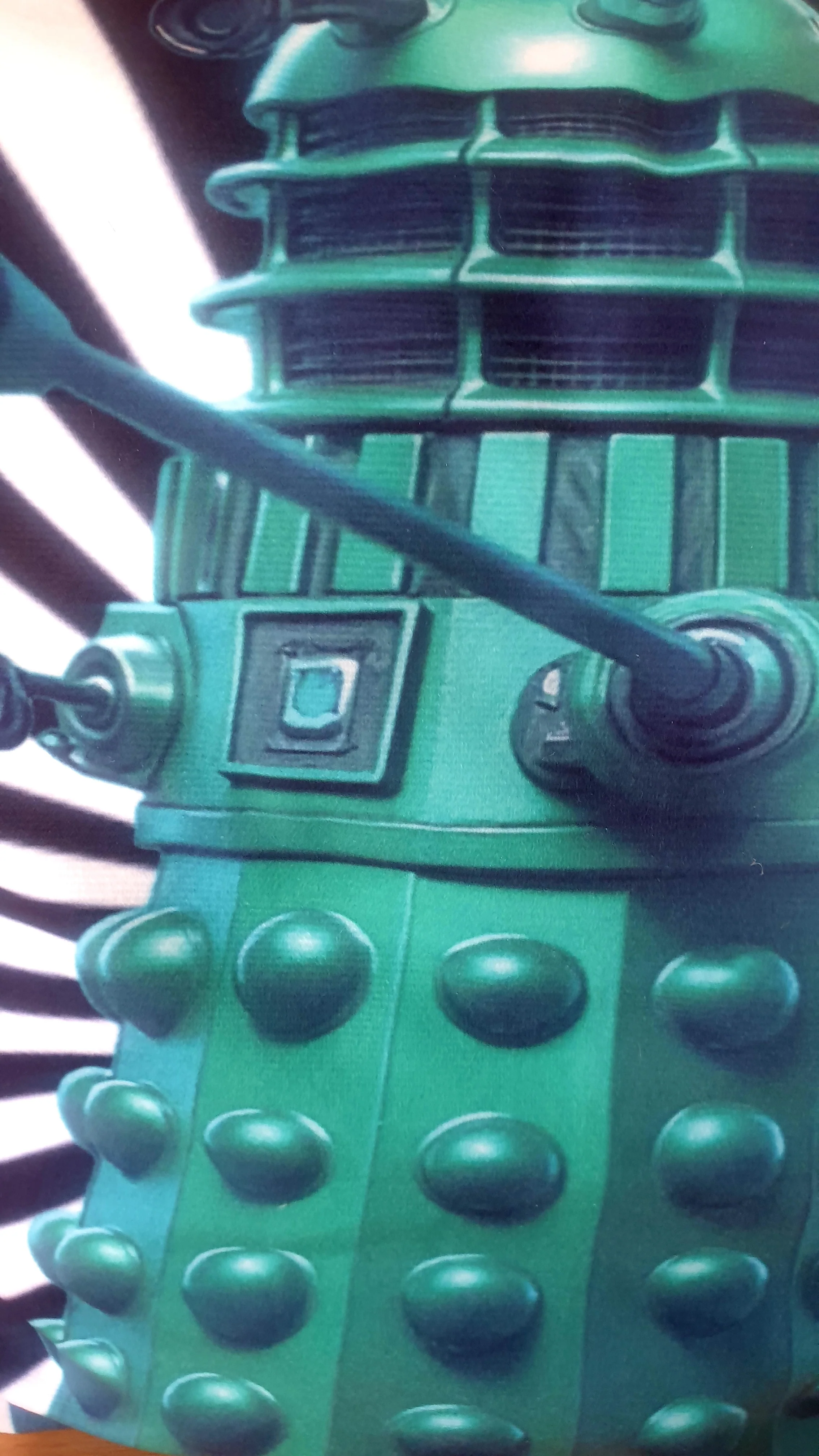 Green Dalek - Lu Lu Deluxe NZ - Cushion Cover - Image 3