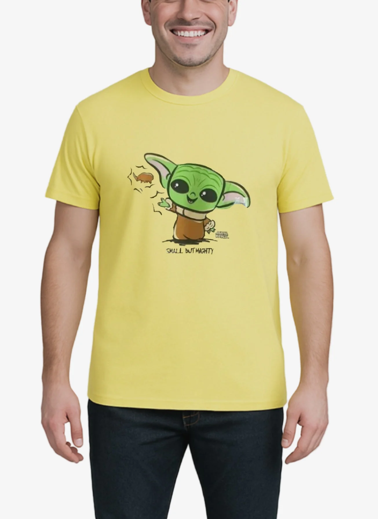 SALE Grogu Small but Mighty T-Shirt (XL & 2XL)