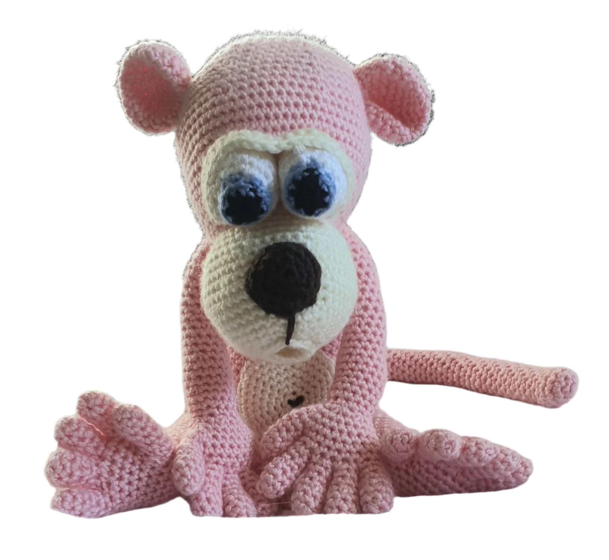 Hand Made Pink Panther Plush Toy 32cm - Image 4