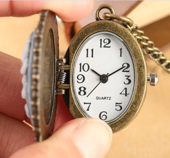 Hold on Kitty Fob Watch Necklace - Image 2