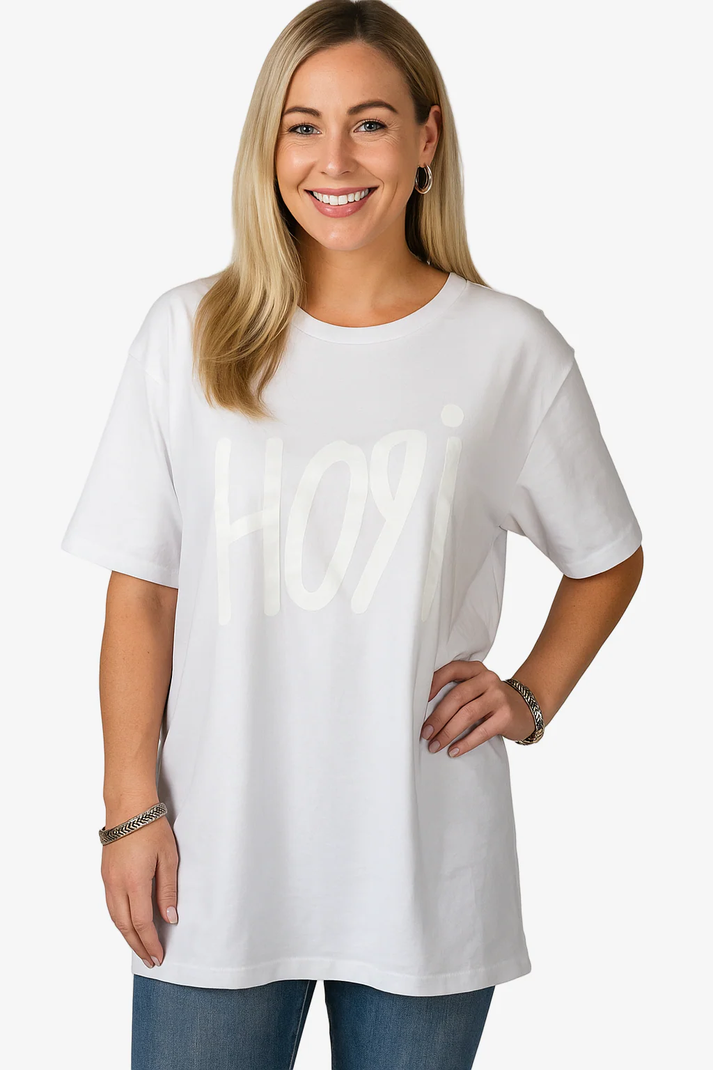 Hori NZ Logo White T-Shirt (2XL) - Image 2