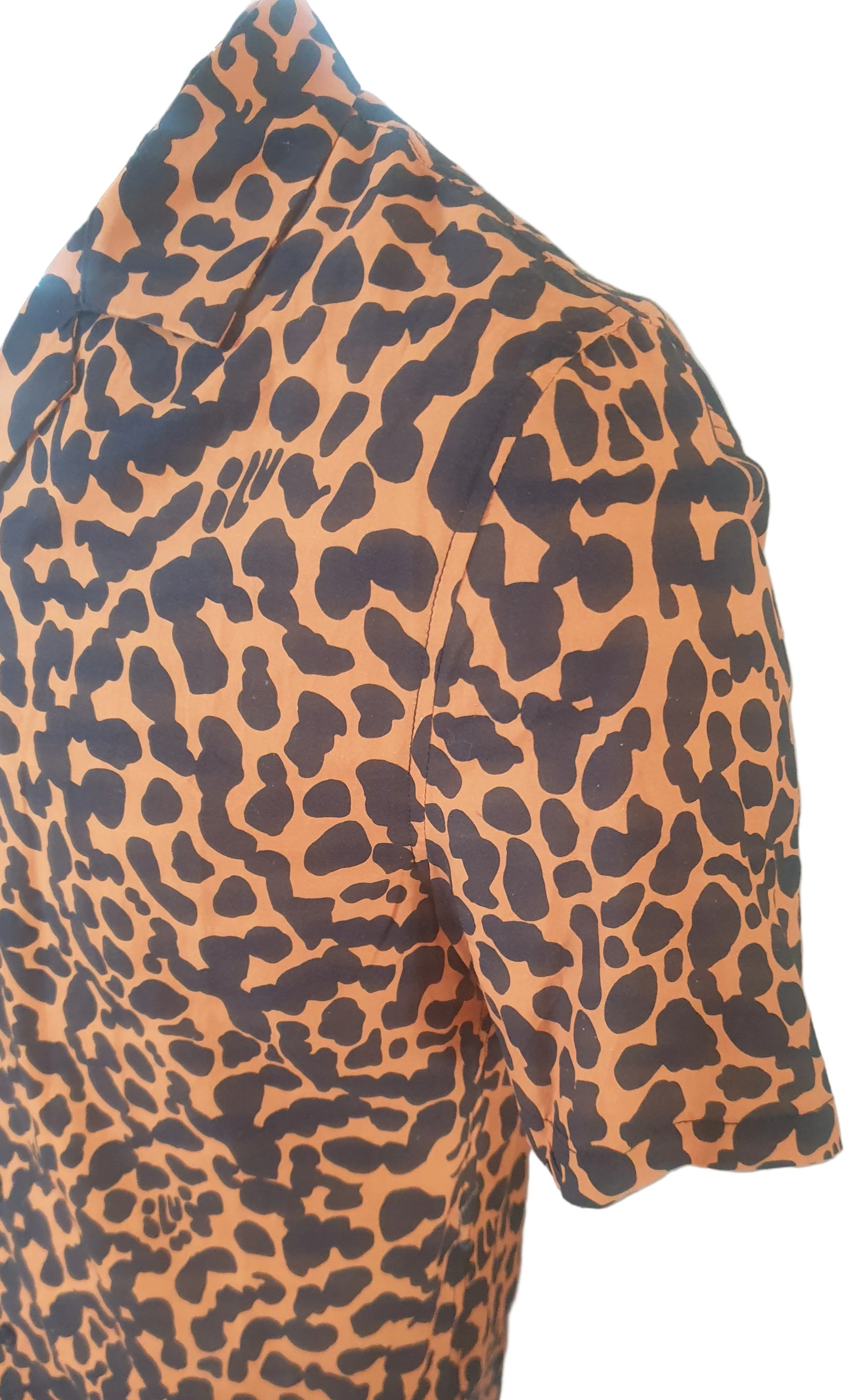 I Love Ugly Men's Leopard Shirt (Small) - Image 5
