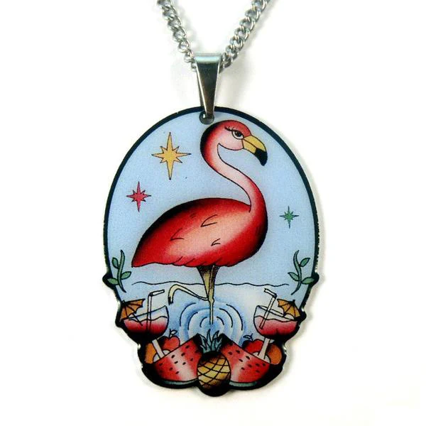 Jubly Umph Necklace - Pink Flamingo