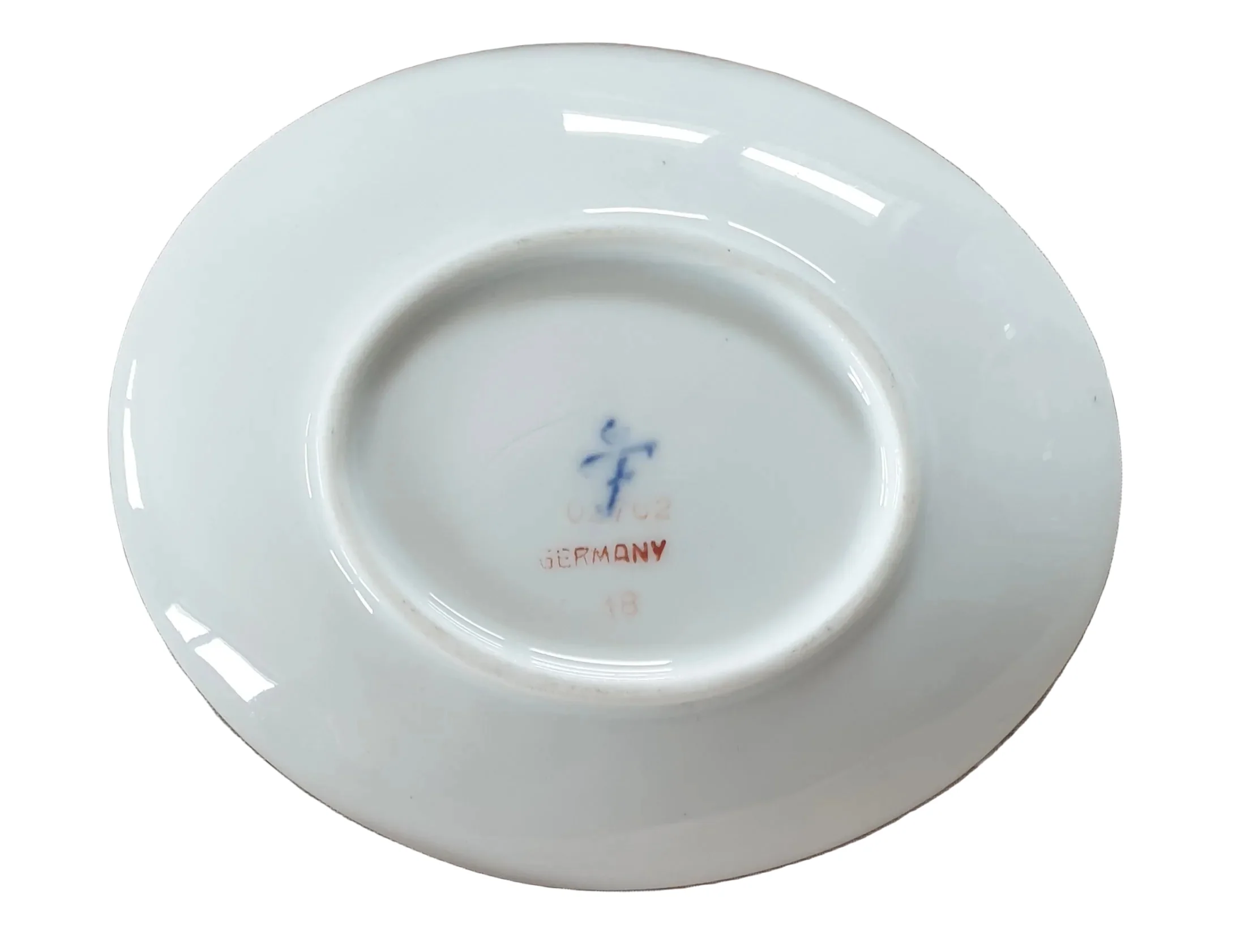 Mid-Century German Porcelain Mini Vase & Dish Set – Fürstenberg, 1950s - Image 7
