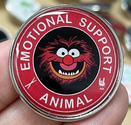 Muppets Emotional Support Animal Enamel Pin / Brooch - Image 2