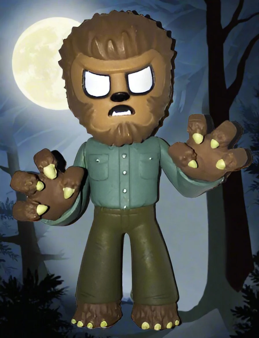 OOB Funko Mini Mystery Horror Classic - Wolfman - Image 3