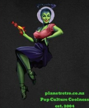 Planet Retro Space Girl T-Shirt - Planet Retro Original (Small to 2XL) - Image 4
