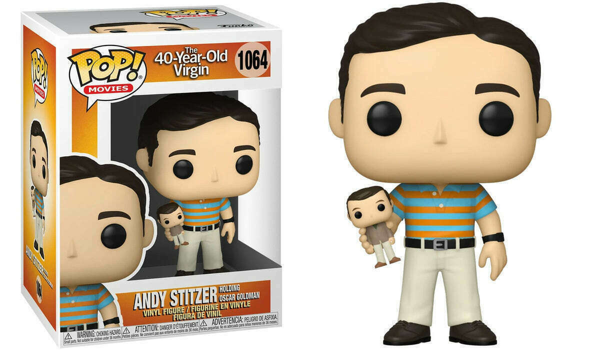 Pop Vinyl - Andy Stitzer holding Oscar Goldman #1064