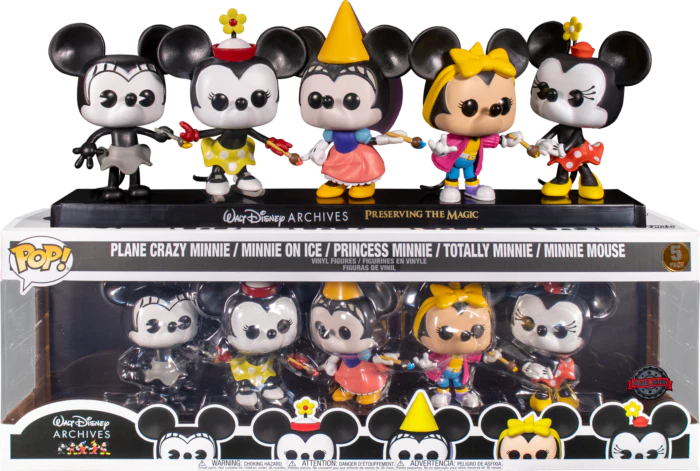 Pop Vinyls - Disney Minnie Mouse 5-Pack Set