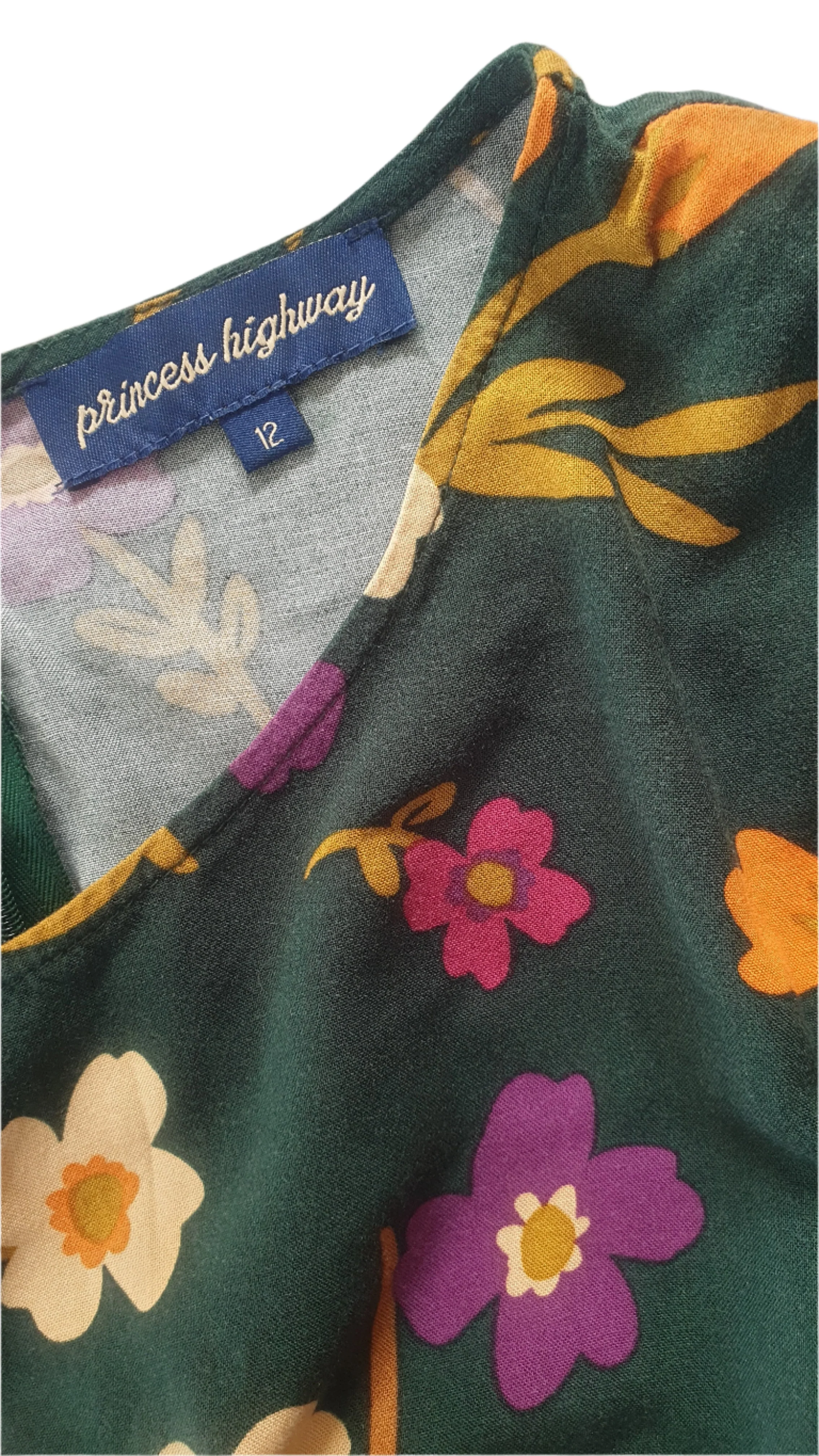 Princess Highway Green Garden Dress (Medium) - Image 7