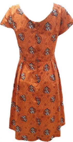 Nightmare Before Christmas Orange Audrey Dress - Planet Retro Original (XS, Large & XL) - Image 6