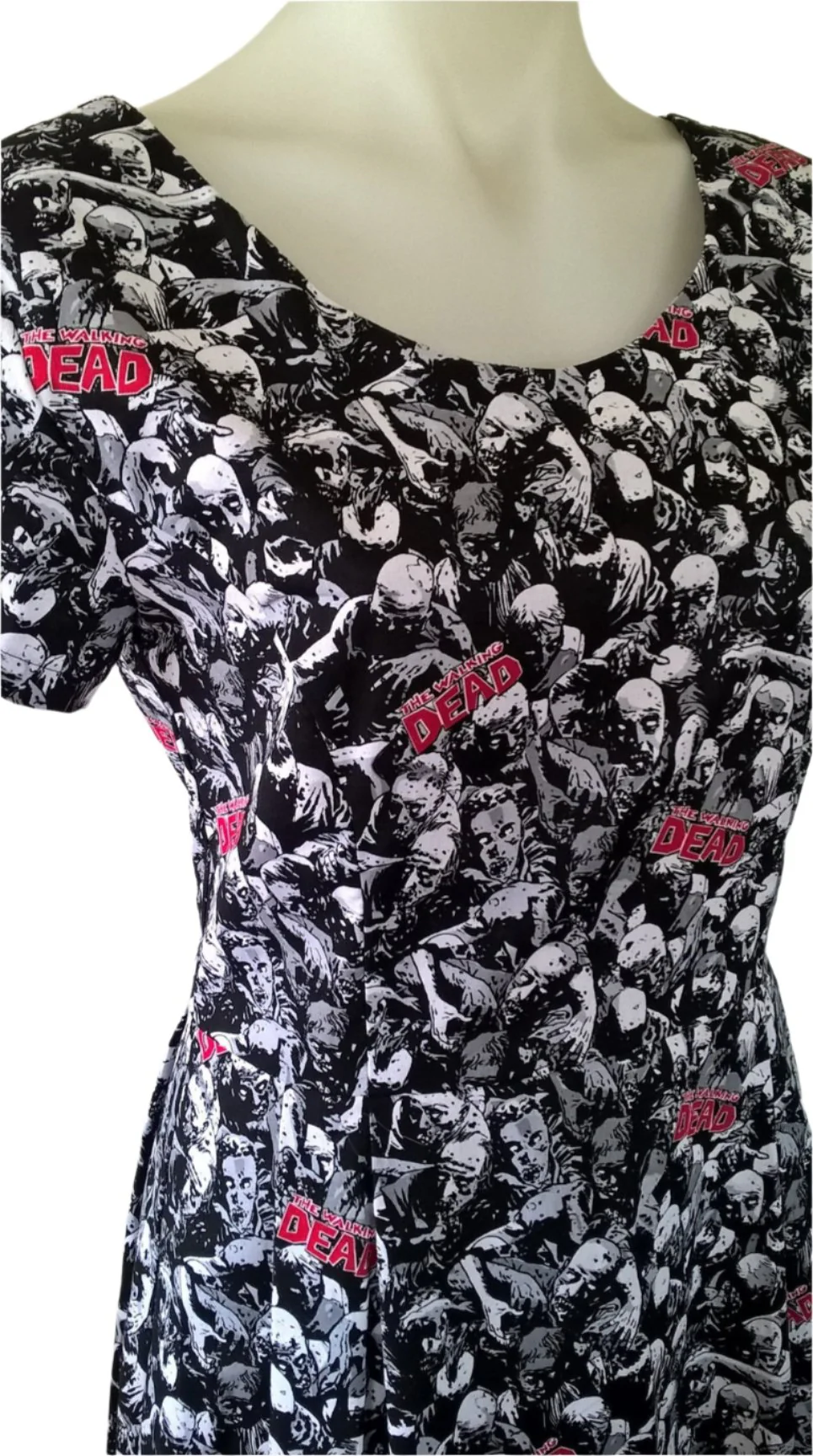 Walking Dead Zombie Crowd Audrey Dress - Planet Retro Original (Medium) - Image 3