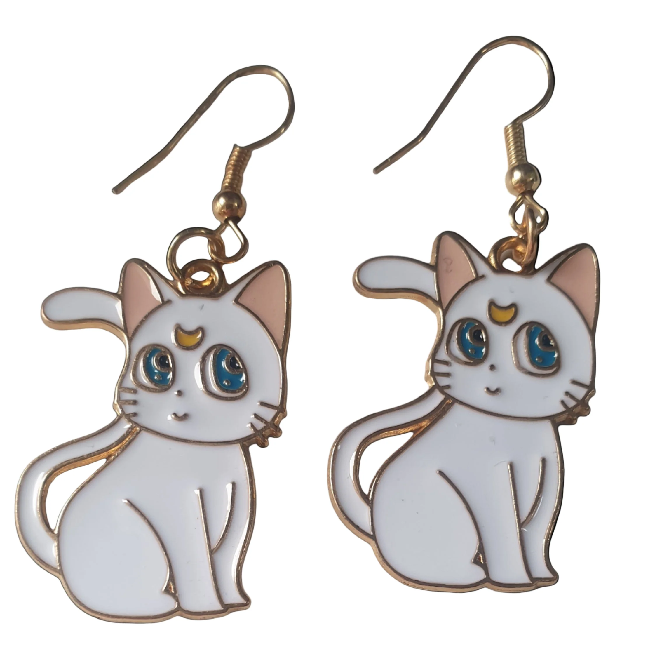 Sailor Moon Artemis Cat Hook Earrings