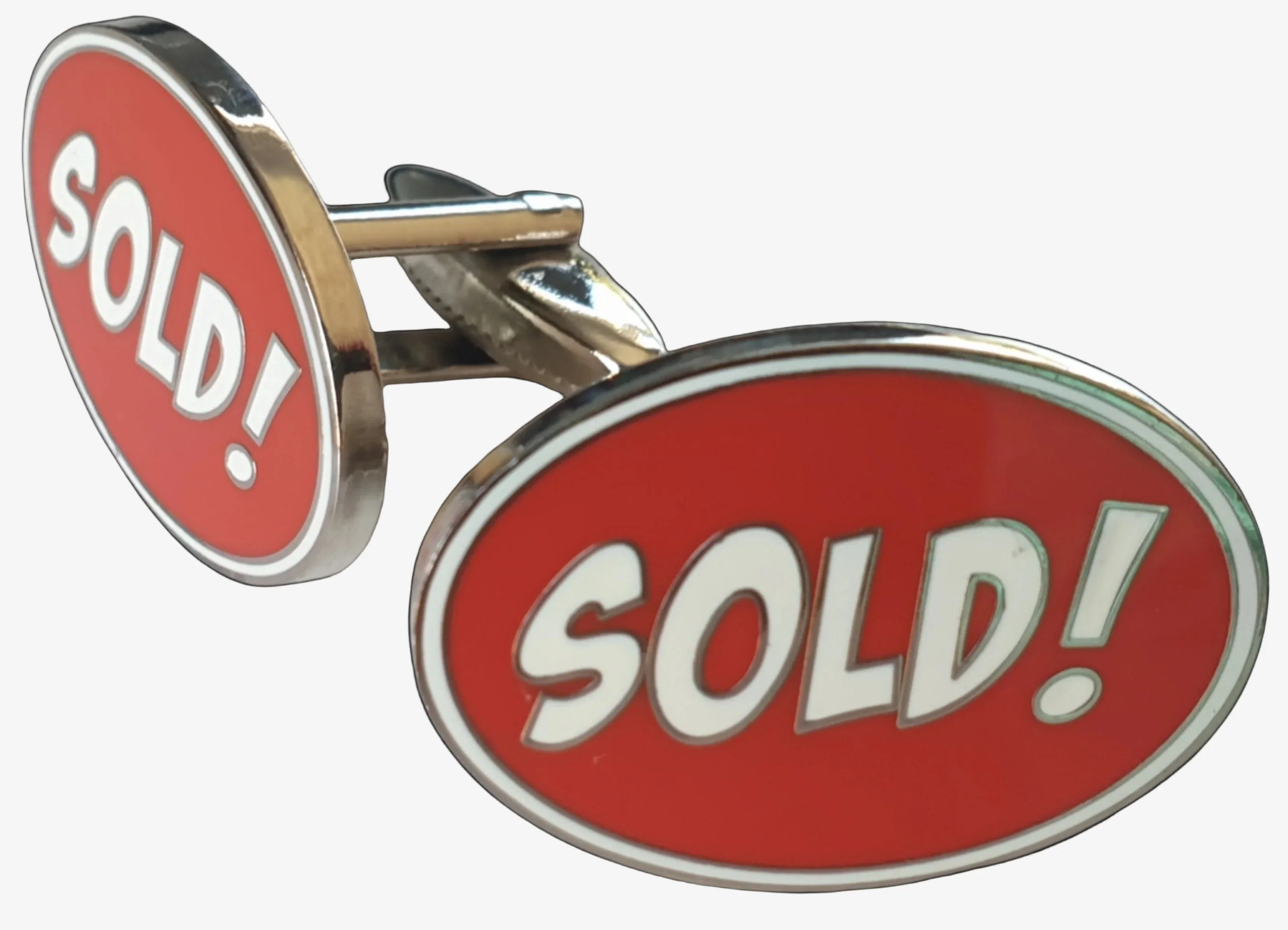 SOLD! Real Estate/Auctioneer's Cufflinks