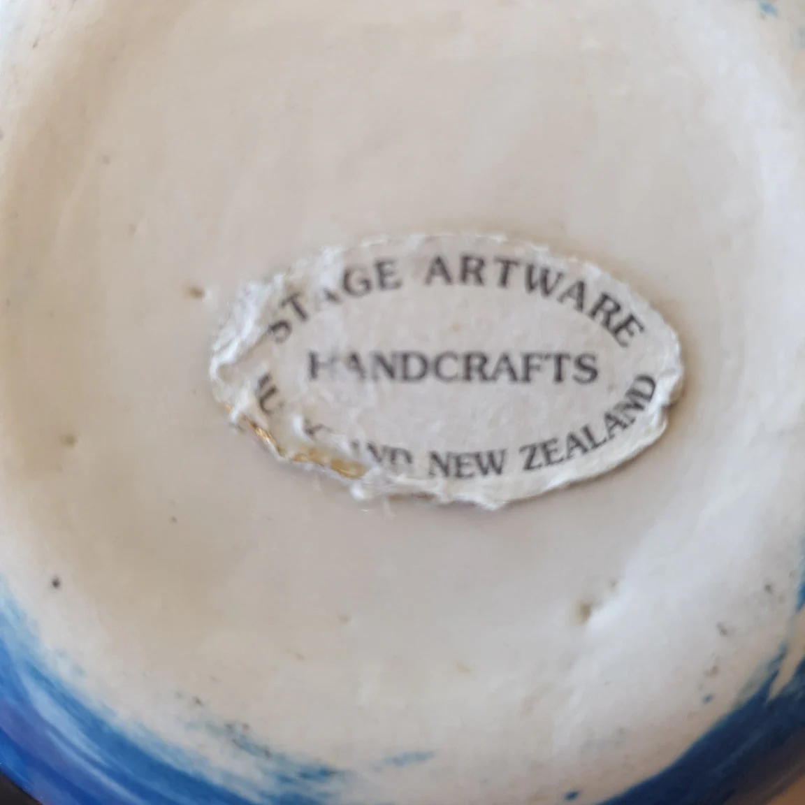 Stage Artware Hand-Painted Teapot – NZ Studio Pottery - Image 4