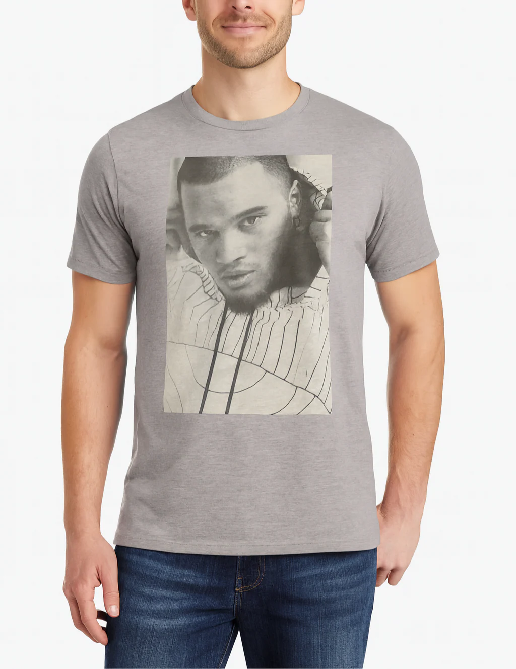 Vintage Stan Walker Grey Marle T-Shirt (Medium)