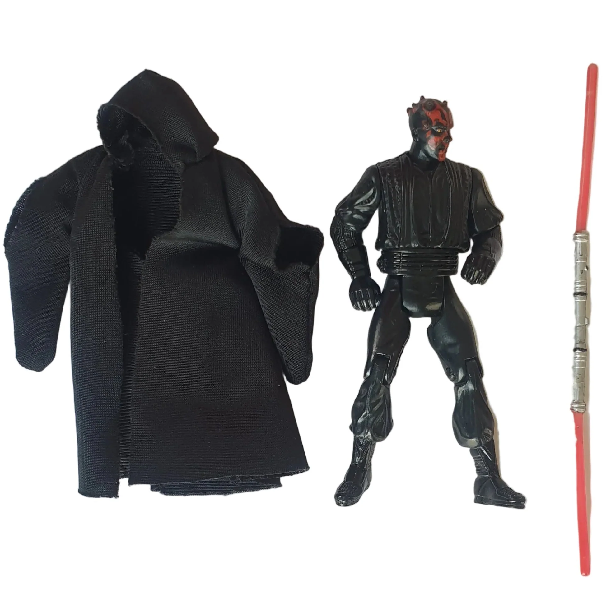 Star Wars Darth Maul Figure – Cloak & Saber (1999) - Image 2