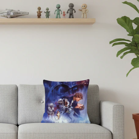 Star Wars Empire Strikes Back Poster Cushion Cover - Image 2