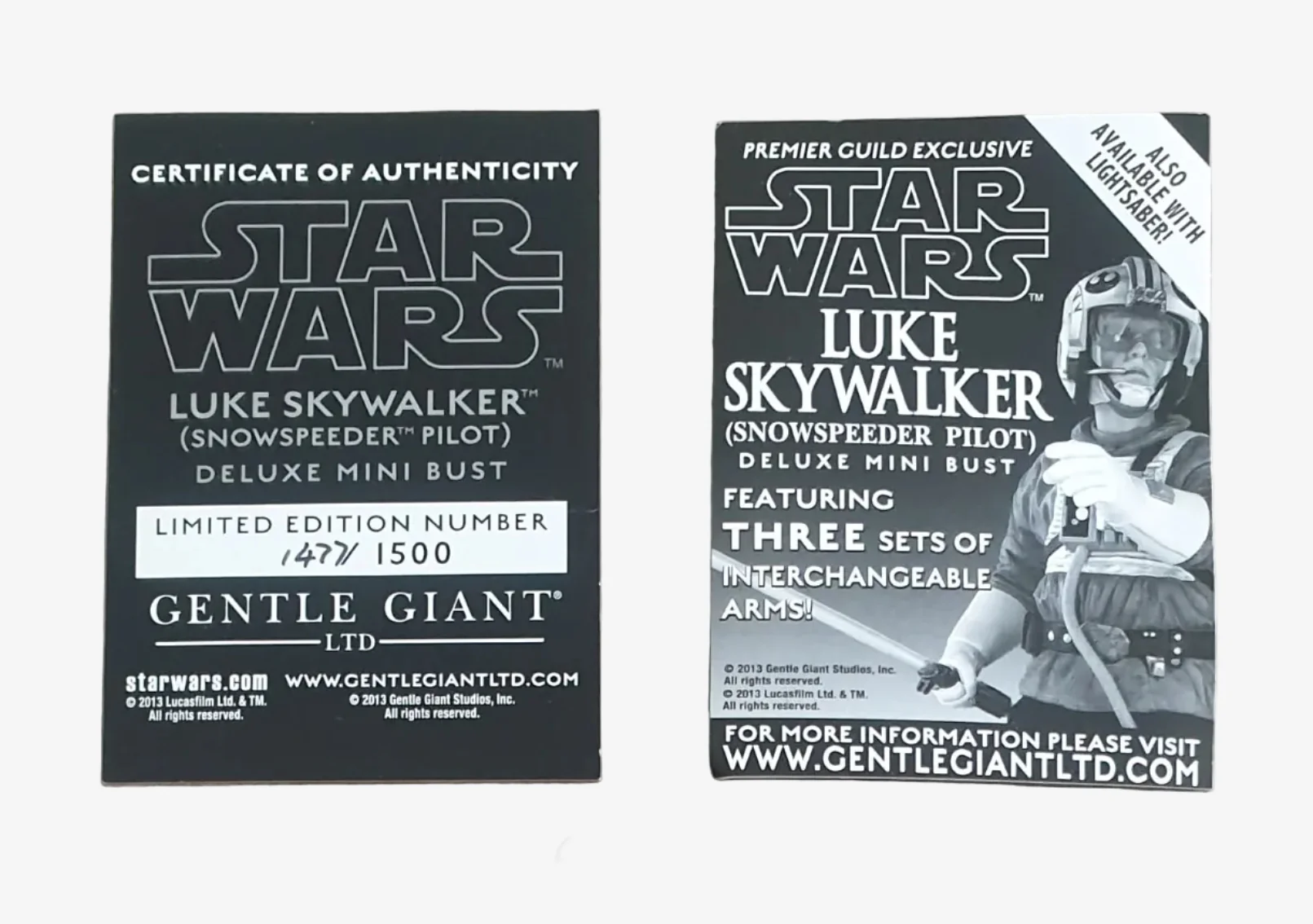 Star Wars Luke Snowspeeder Pilot Bust – Gentle Giant - Image 11