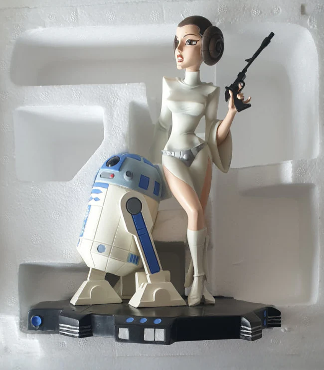Star Wars Princess Leia & R2-D2 Animated Maquette – Gentle Giant - Image 4