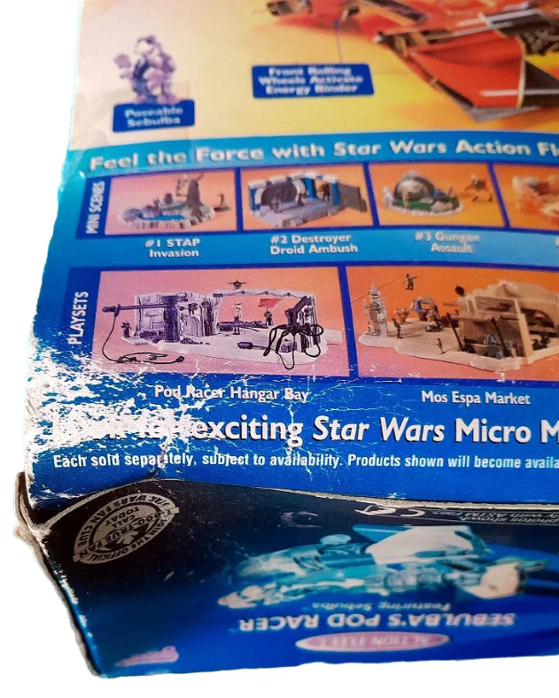 Star Wars Sebulba Pod Racer – Action Fleet Factory Sealed (1998) - Image 7