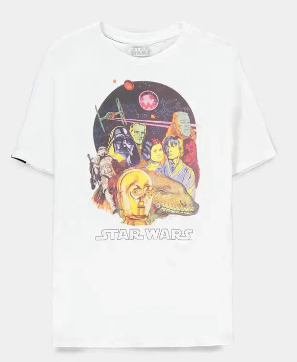 Star Wars - Vintage Poster Unisex T-shirt (XL) - Image 3